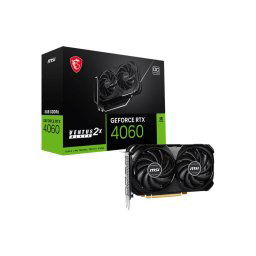 MSI Karta graficzna GeForce RTX 4060 Ventus 2X Black OC 8GB GDDR6 128bit DLSS 3