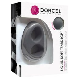 Dorcel - pierścień na penisa - elastyczny silikon - szary