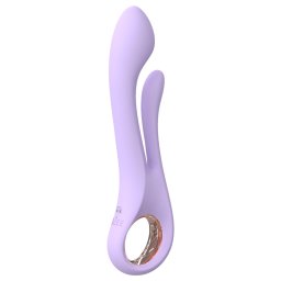 Sex HD Kaethe - wibrujący masażer z wypustką - fioletowy
