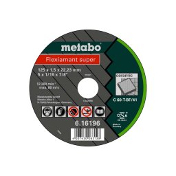 Metabo Akcesoria - Tarcza tnąca do płytek 125x22,2 mm 616196000