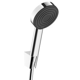Hansgrohe Pulsify S - Zestaw słuchawki prysznicowej, uchwytu i węża, EcoSmart+, chrom 24307000