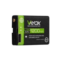 Vayox VA0255 Akumulator do latarek czołowych 1200mAh 3.7V
