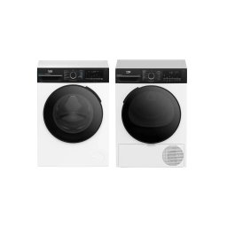 Beko pralka b300 BM3WFU47215WBDC EnergySpin Slim 7kg 1200obr/min + suszarka b300 BM3T47249WBDC Slim 47cm 7kg