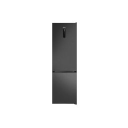 Amica FK3706D.5DFZXC (C) Pełny No Frost 200cm Komora świeżości Czarny Inox