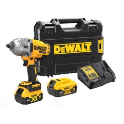DeWALT - 18V AKU klucz udarowy, 2x akumulator, 5,0 Ah XR, ładowarka DCF900P2T