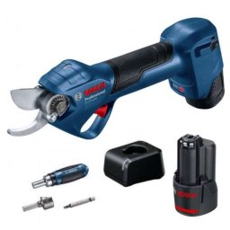 Bosch Sprzęt ogrodowy - Akumulatorowe nożyce do gałęzi 12V, 2x akumulator 3,0 Ah, ładowarka 06019K1021