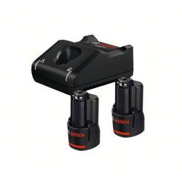 Bosch Akcesoria - Zestaw ładowarki 4A, 2x akumulatora 12V 3,0 Ah 1600A019RD