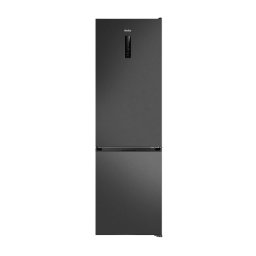 Amica FK3706D.5DFZXC (C) Pełny No Frost 200cm Komora świeżości Czarny Inox