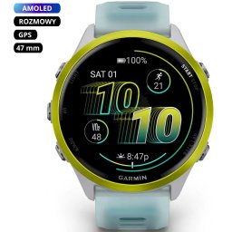 Garmin Forerunner 570 47mm Amp Yellow niebieski smartwatch GPS 010-02971-01 ★ AUTORYZOWANY SKLEP | Raty 0% | PayPo | ZWROT DO 365 DNI • POLECANA OFERTA ✓