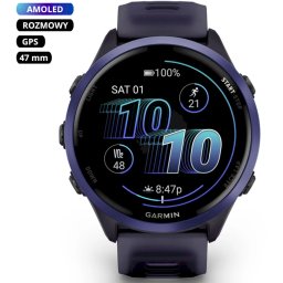 Garmin Forerunner 570 47mm Indygo fioletowy smartwatch GPS 010-02971-02 ★ AUTORYZOWANY SKLEP | Raty 0% | PayPo | ZWROT DO 365 DNI • POLECANA OFERTA ✓