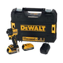 DeWALT Narzędzia - Akumulatorowy klucz udarowy 18 V, 2x akumulator 1,7 Ah XR, ładowarka DCF870E2T