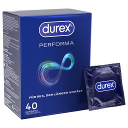 Durex Performa - prezerwatywy opóźniające - 40 sztuk