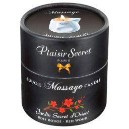 Plaisirs Secrets Red Wood - świeca do masażu (80ml)