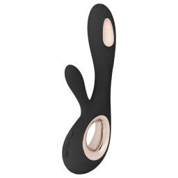 LELO Soraya Wave - wibrujący masażer z funkcją kiwania (czarny)
