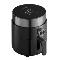 Concept - Frytkownica beztluszczowa, pojemność 2,5 l, czarna fr2500