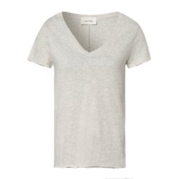 american vintage T-shirt damski Kobiety Dżersej szary|beżowy, L