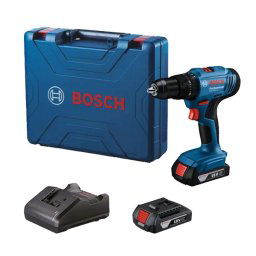 Bosch Narzędzia - Wiertarko-wkrętarka udarowa akumulatorowa 18 V, 2x akumulator 2,0 Ah Li-Ion, ładowarka 06019K9100