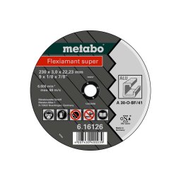 Metabo Akcesoria - Tarcza tnąca do aluminium 230x22,23 mm 616126000