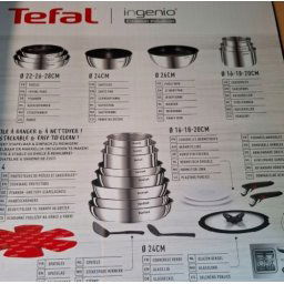 Zestaw patelni i garnków TEFAL INGENIO EMOTION - 20 elementów