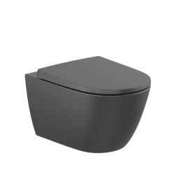 Roca Ona miska WC wisząca Rimless Vortex czarny mat A34668C080