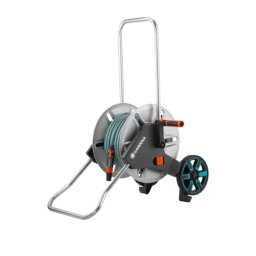 Gardena CleverRoll - Wózek na wąż CleverRoll M, metalowy, z wężem Classic i akcesoriami, 20 m 18542-20