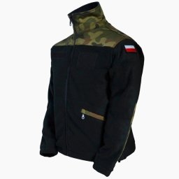 Polar militarny wojskowy dla dziecka czarny WZ93 PL wojskowy, wyprzedaż