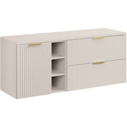 COMAD Zestaw Meblowy 140cm Z Blatem Kolekcja Adel Cashmere Kaszmirowy Mat