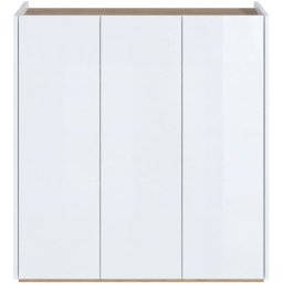 LENART Komoda Easy Ea-03 Z Oświetlaniem Biały Połysk/dąb Scandi
