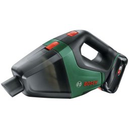 Bosch Akcesoria - Odkurzacz ręczny akumulatorowy 18 V, pojemność 500 ml, 1x akumulator 2,5 Ah Li-Ion, ładowarka 06033B9103