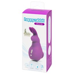Happyrabbit - wibrator łechtaczkowy króliczek - silikonowy, fioletowy