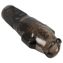 Stroker - masturbator z ssaniem i wibracjami - szary