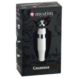 mystim Casanova - dildo elektroda - biała