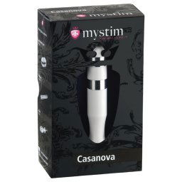 mystim Casanova - elektro-pręt dildo (biały)