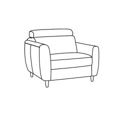 BOSTON Fotel RF (ele) z funkcją relax elektryczną