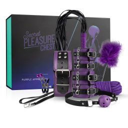 Secret Pleasure Chest - zaawansowany zestaw BDSM (14 części)
