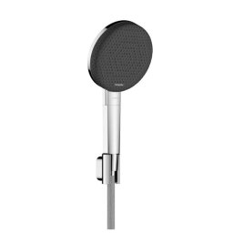 Hansgrohe Raindance Alive Select S - Zestaw słuchawki prysznicowej, uchwytu i węża, 3 strumienie, EcoSmart, chrom 24611000