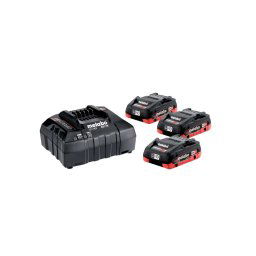 Metabo - Zestaw ładowarki 4A i akumulatora 3x 18 V LiHD 4.0 Ah 685132000