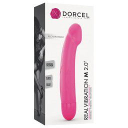 Dorcel Real Vibration M 2.0 - akumulatorowy wibrator (różowy)