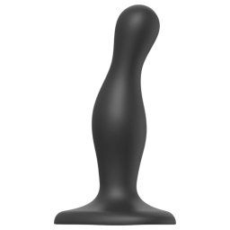 Strap-on-me Curvy S - falliczny, przyssawka czarny dildo