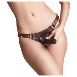 Strap-on-me - majtki z paskami na dildo - XS-XXL (brązowy)
