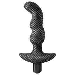 Blush Spark - wibrujący korek analny wodoodporny - czarny