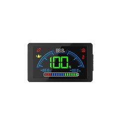 Monitor parametrów pracy akumulatora LiFePO4 LCD MPA100