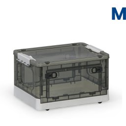 B2B Partner Składany plastikowy pojemnik do regału M 20 l, 415×290×235 mm