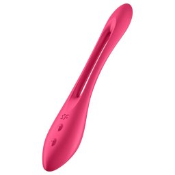Satisfyer Elastic Joy - elastyczny wibrator dla par, akumulator (czerwony)