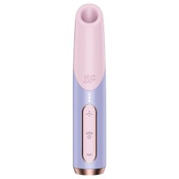 Satisfyer Bold Kiss - wibrator w kształcie szminki z falami powietrza (różowy)