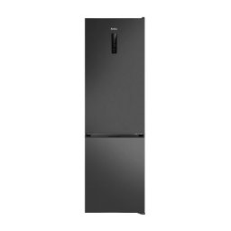 Amica FK3706D.5DFZXC (A) Pełny No Frost 200cm Komora świeżości Czarny Inox