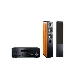 Yamaha R-N600A Czarny, Indiana Line Nota 550 X Orzech