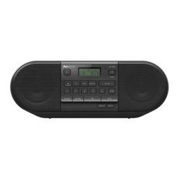 Panasonic RX-D552E-K Bluetooth Czarny