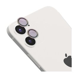 Bizon na aparat z aplikatorem Snap Lens do iPhone 12 / 12 Mini / 11 srebrna ramka