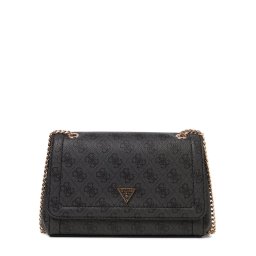 GUESS Damska torba na ramię - Noelle Kobiety Sztuczna skóra szary, ONE SIZE